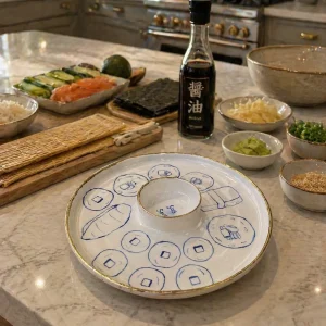sushi servis tabağı – Şık ve profesyonel sunum deneyimi